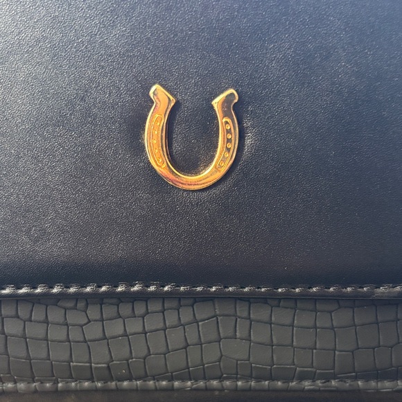 Black and Gold Crossbody Bag - Picture 2 of 5